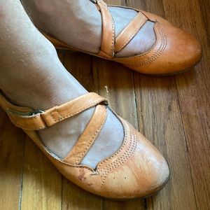 Orange Vera Pelle Khris shoes